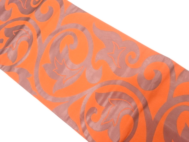 JAPANESE NAGOYA OBI / WOVEN ARABESQUE